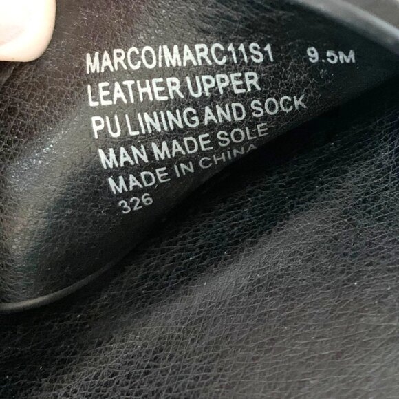 Steve Madden Black Platform Sandals Striped Sole Size 9.5 Straps Adjustable - Picture 10 of 11